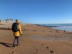 Glorious sunshine and wonderful beach walking
